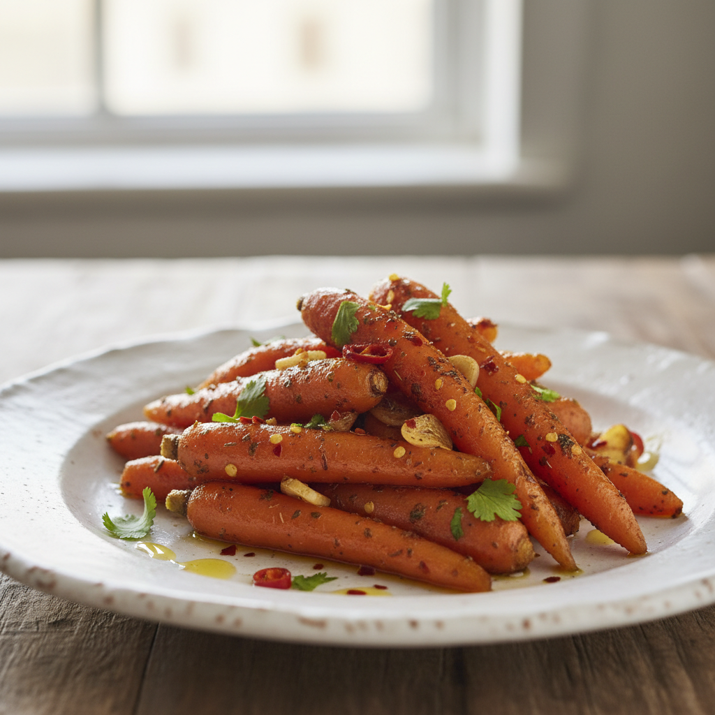 Carottes épicées au cumin