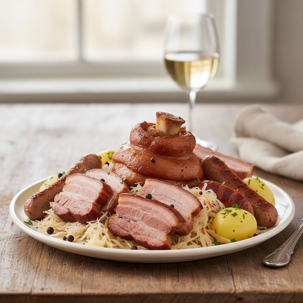 Choucroute garnie à l'alsacienne