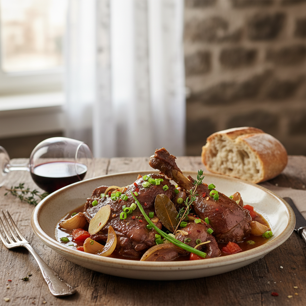 Civet de canard réunionnais