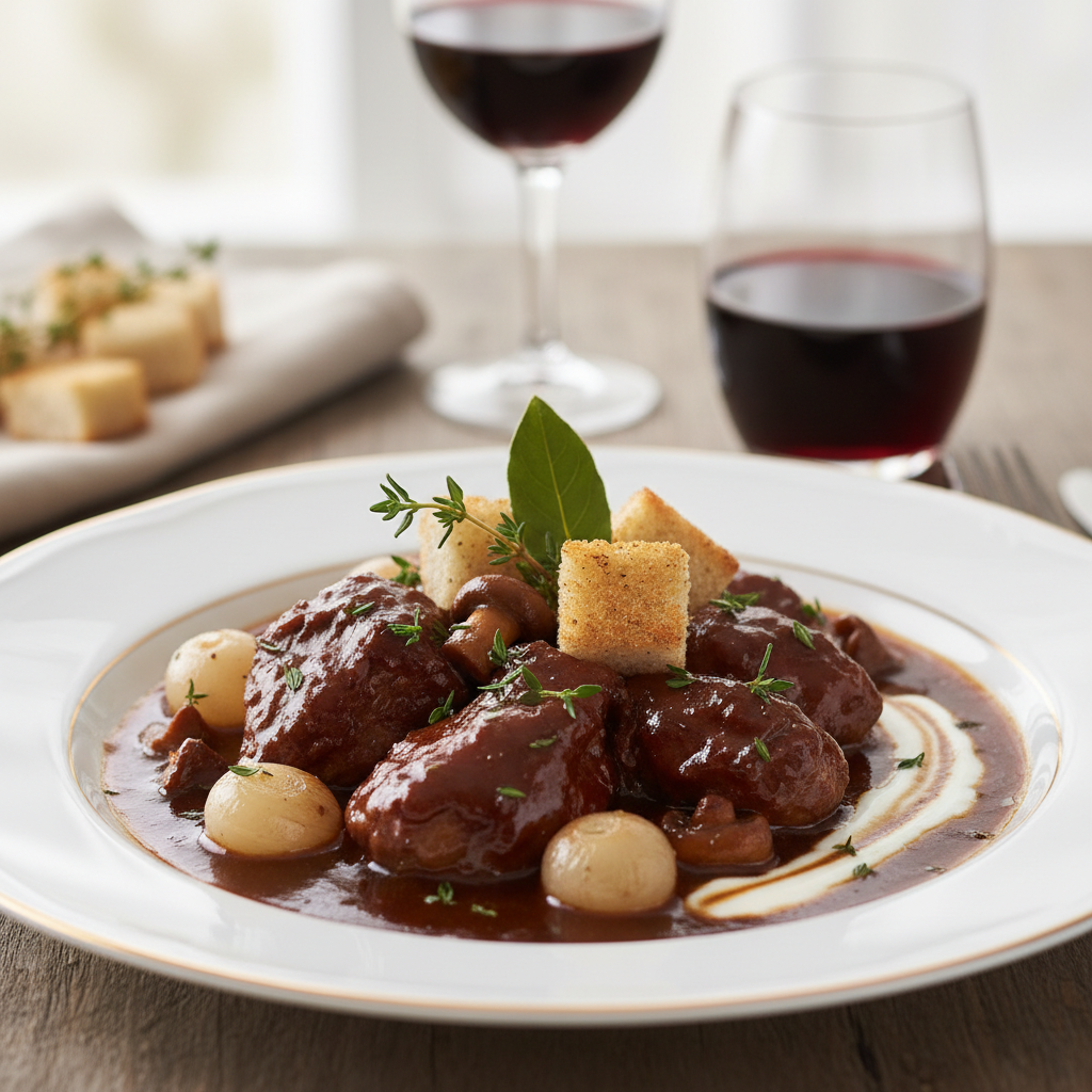 Civet de lièvre à la française
