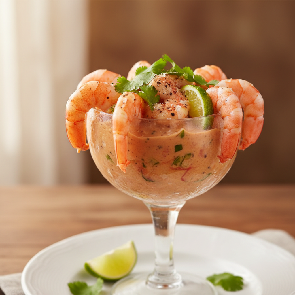 Cocktail de crevettes à la mexicaine