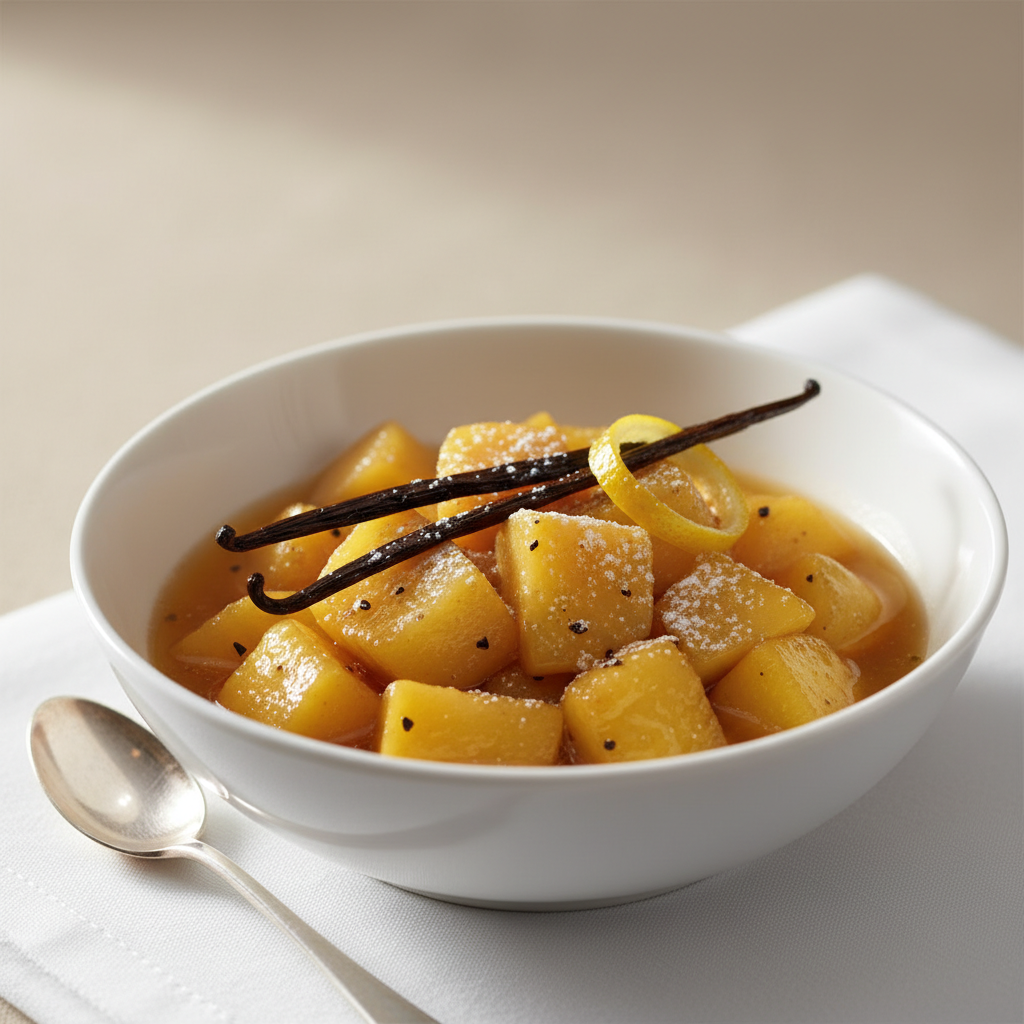 Compote de coings vanillée