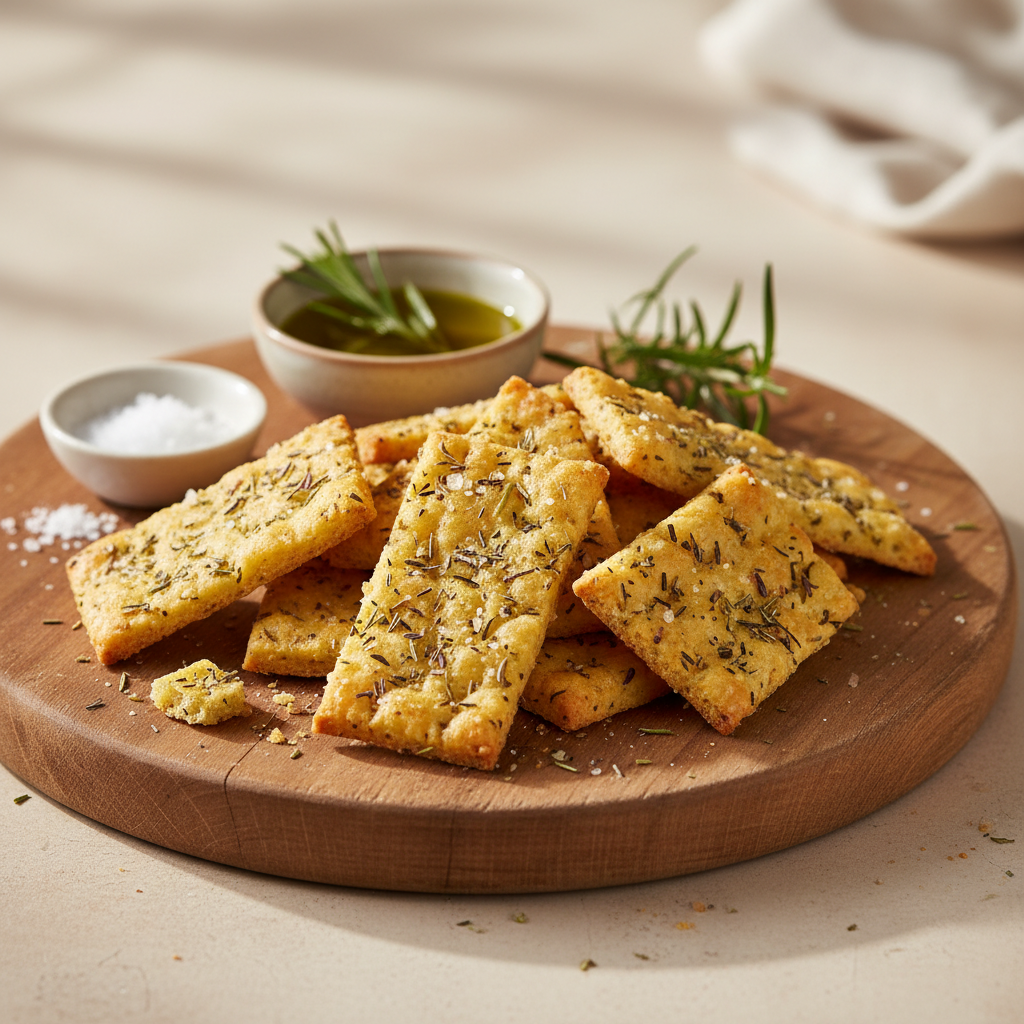Crackers aux herbes de Provence
