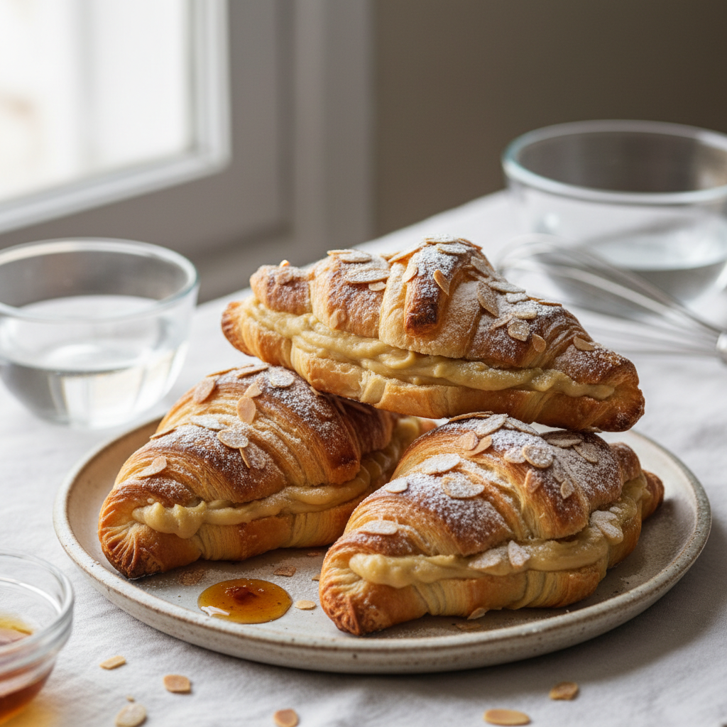 Croissants aux amandes