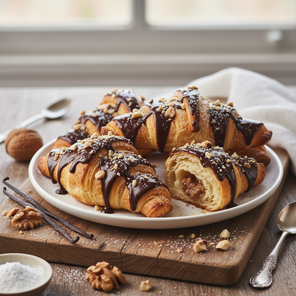 Croissants aux noix