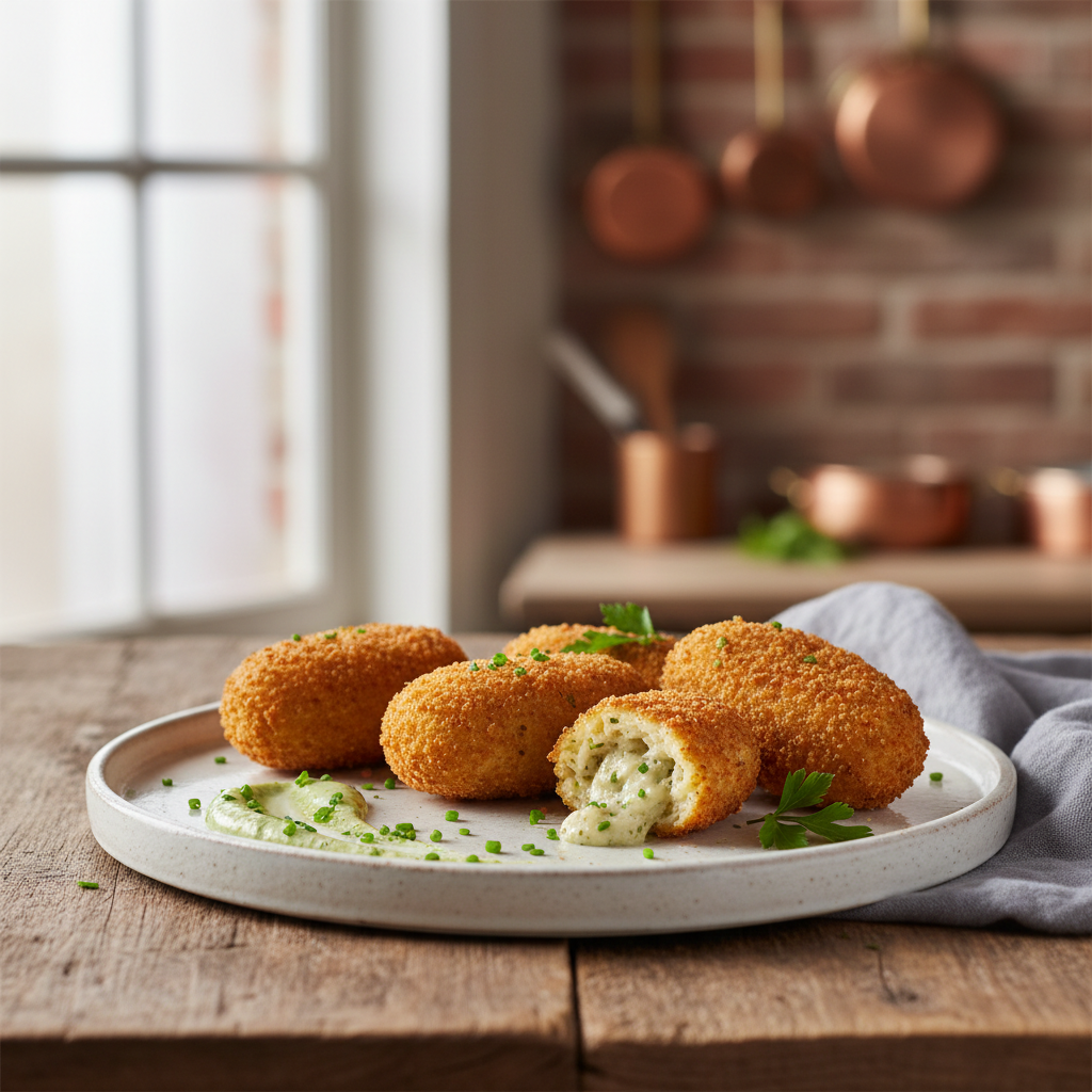 Croquettes de pommes de terre fourrées