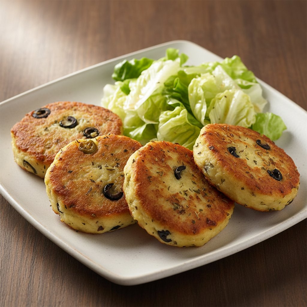 Croquettes de purée aux olives