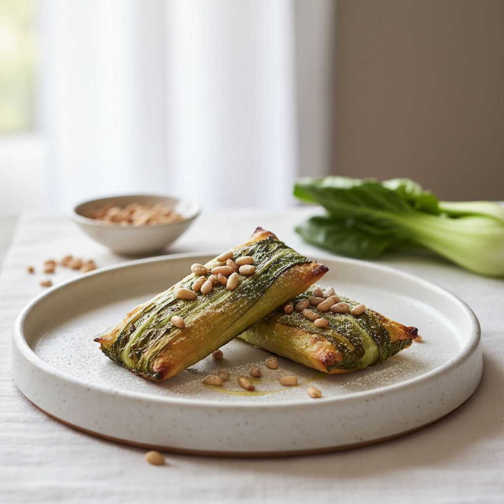 Croustillant de pak-choi
