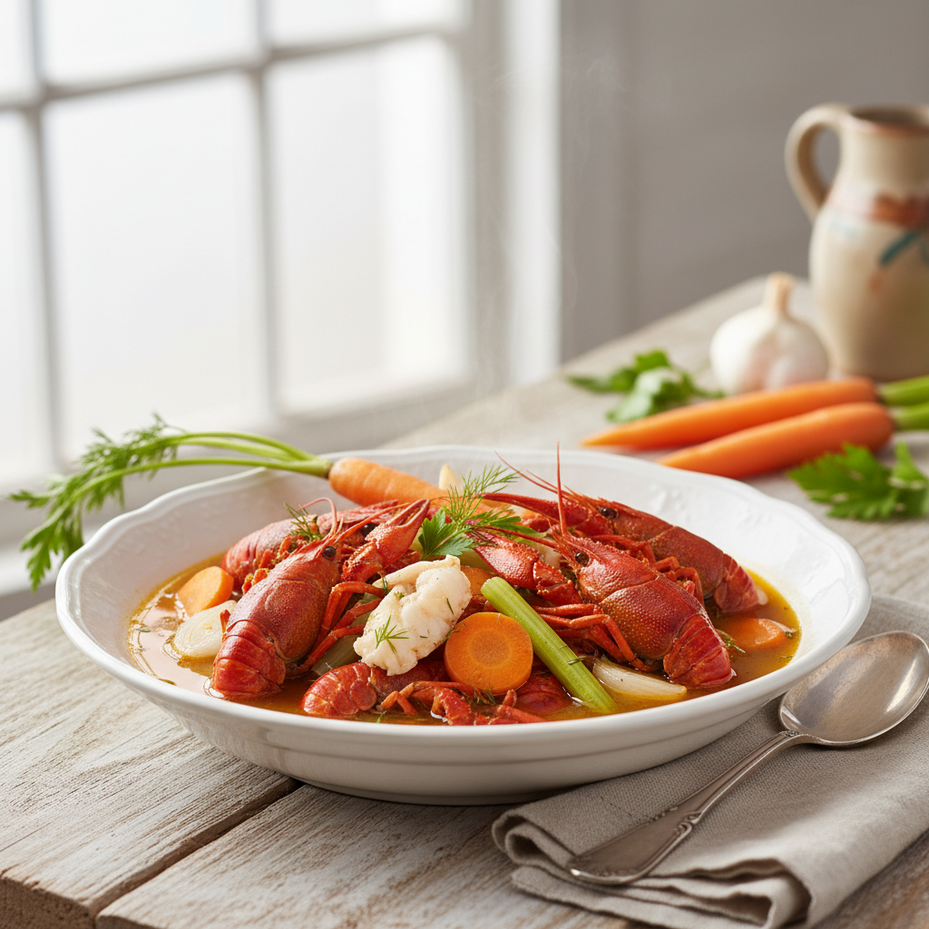 Écrevisses à la nage