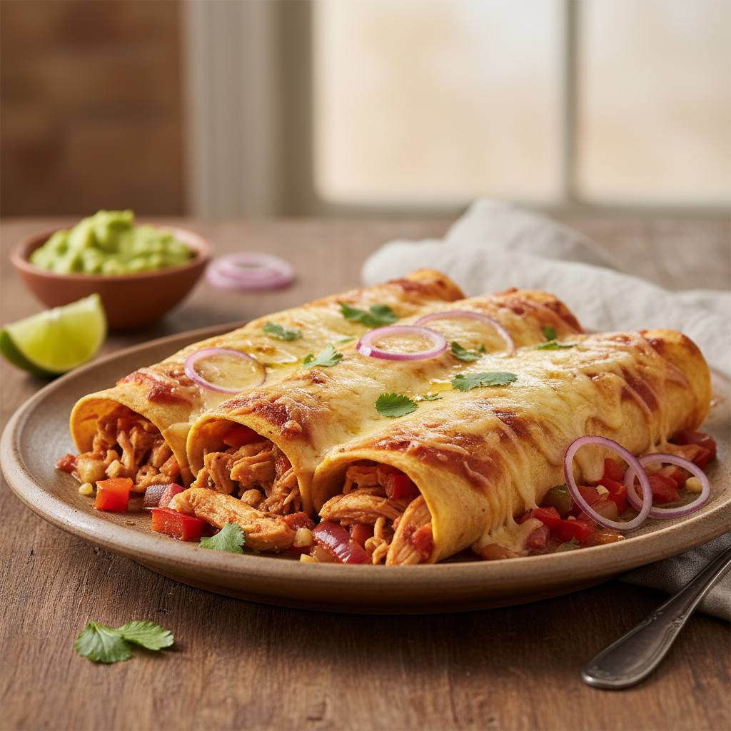 Enchiladas au poulet