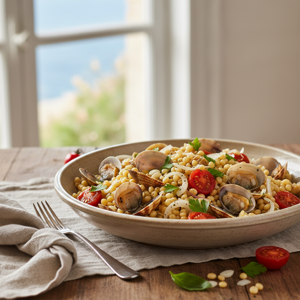 Fregola aux fruits de mer