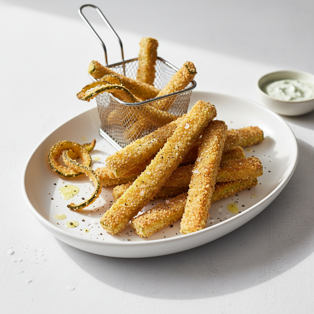 Frites de courgettes Airfryer
