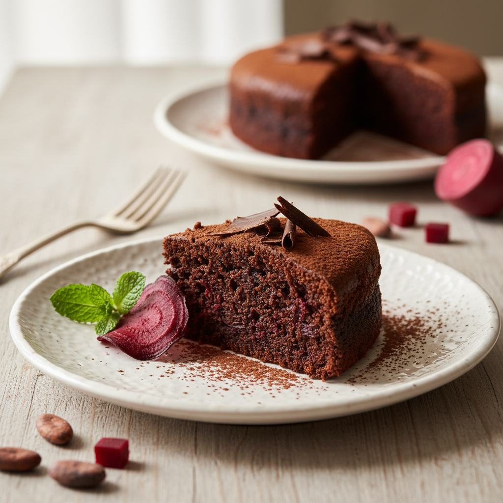 Gâteau à la betterave & chocolat
