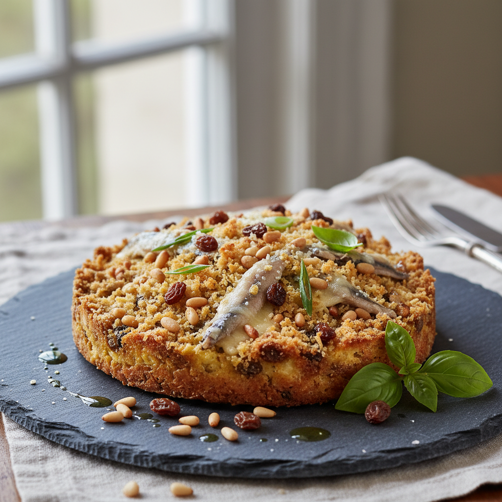 Gâteau d'anchois, à la façon de mon père