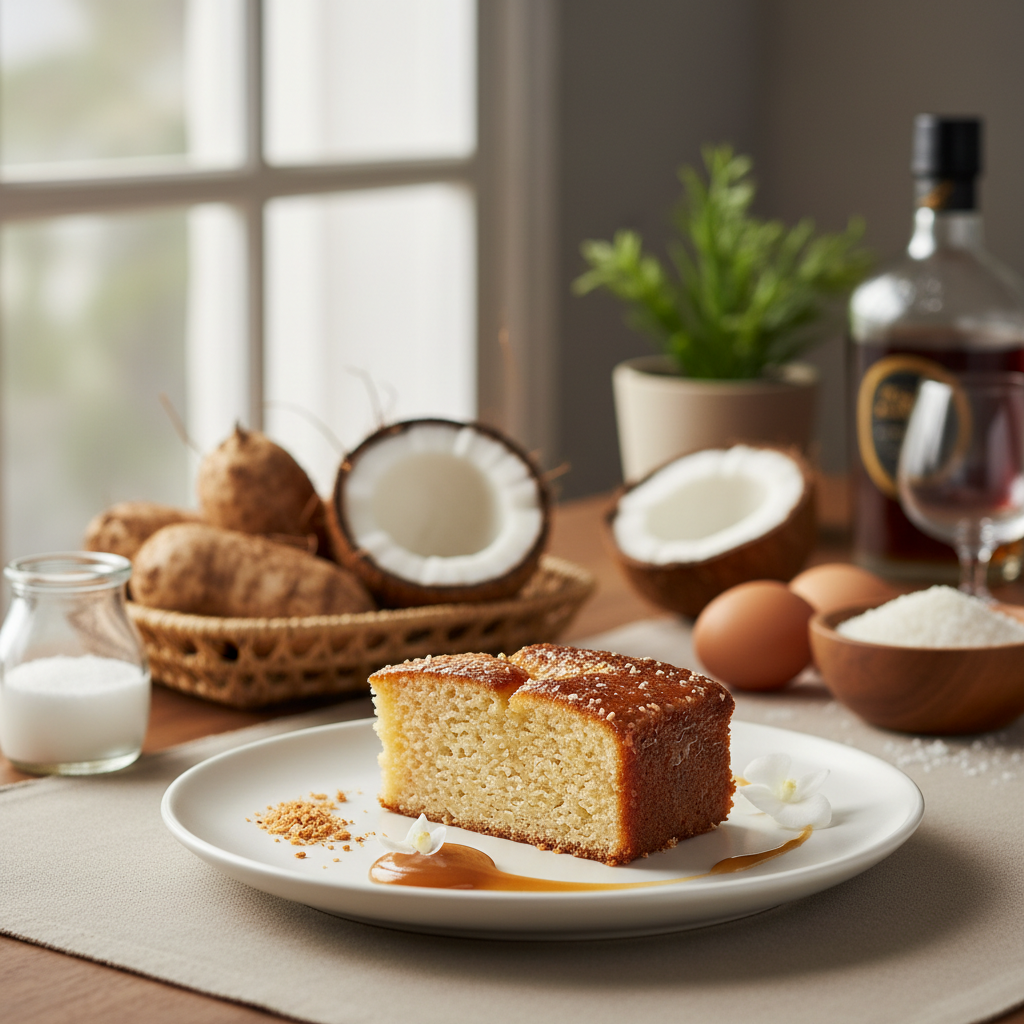 Gâteau de manioc au coco