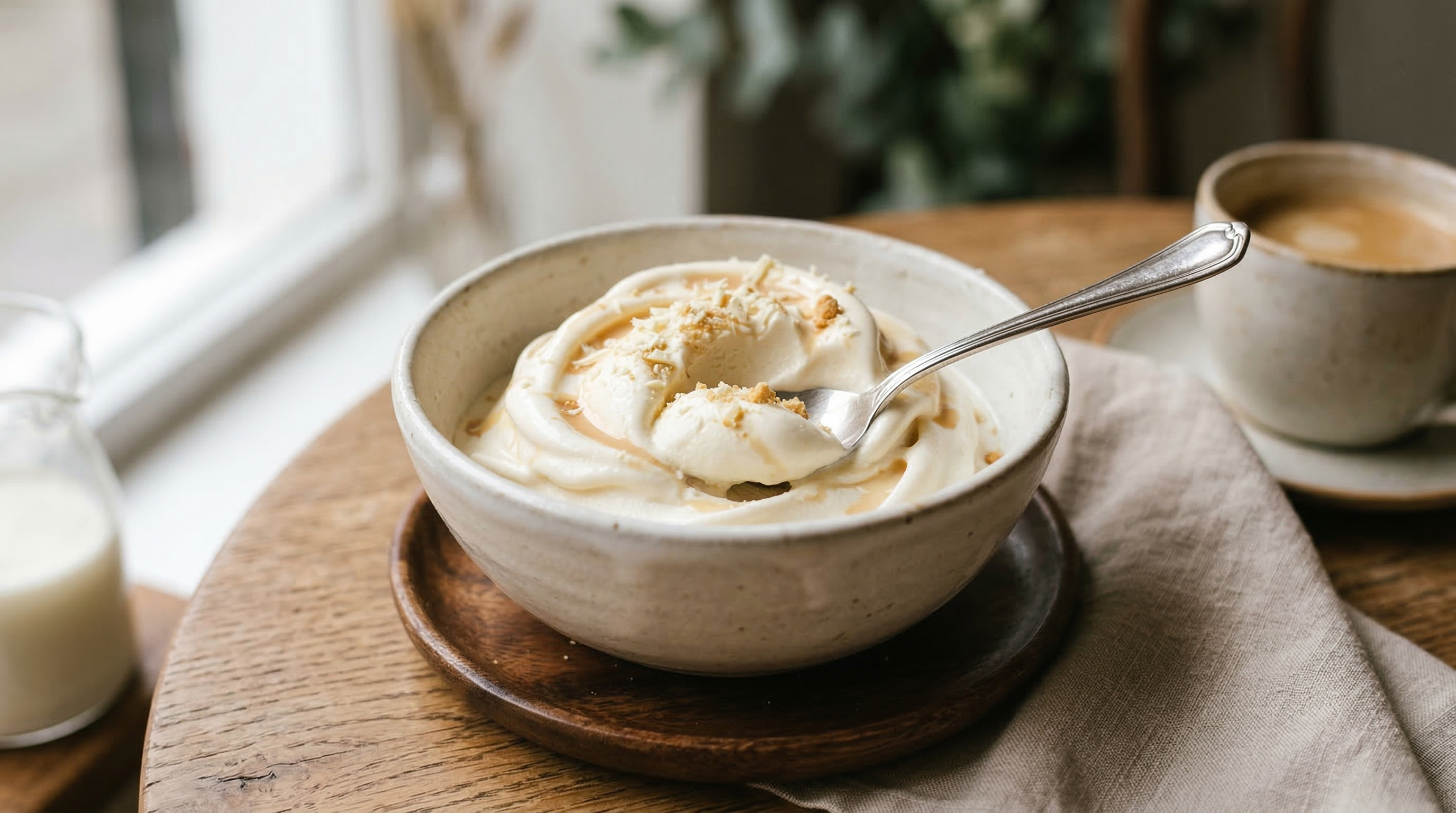 Glace au lait ultra-onctueuse