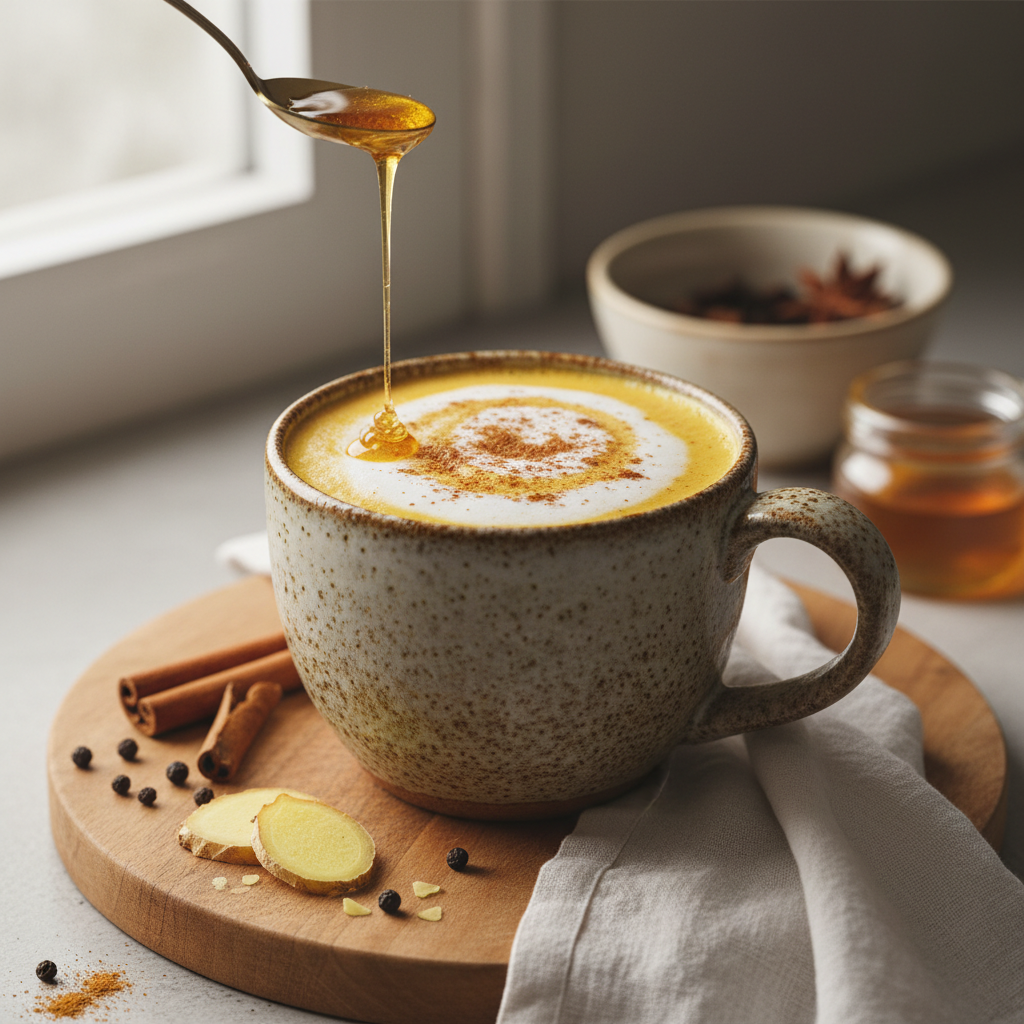 Golden latte ou golden milk