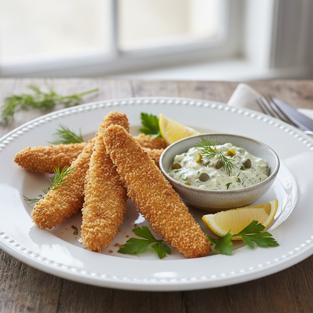 Goujonnettes de sole, sauce tartare