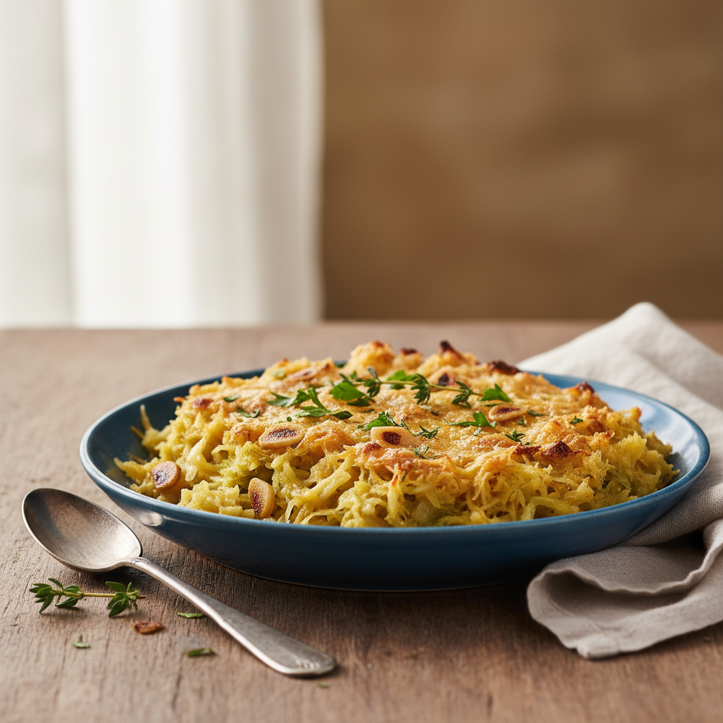 Gratin de papaye verte