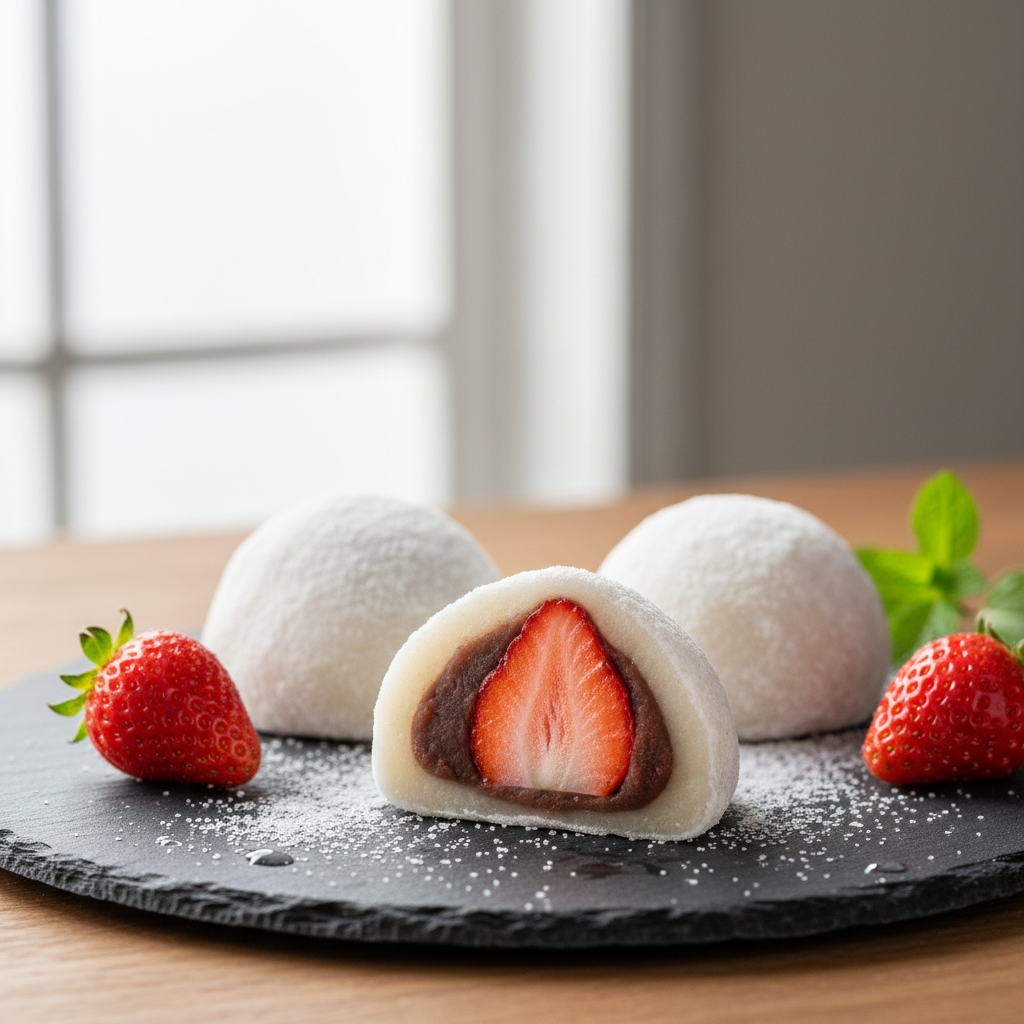 Ichigo daifuku mochi
