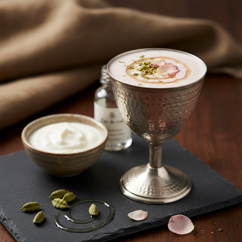 Lassi à l’eau de rose