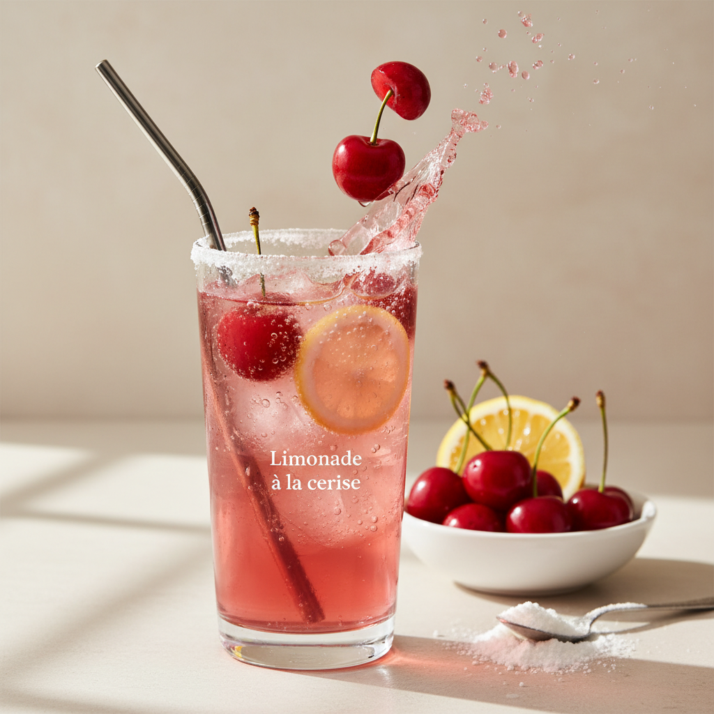 Limonade à la cerise