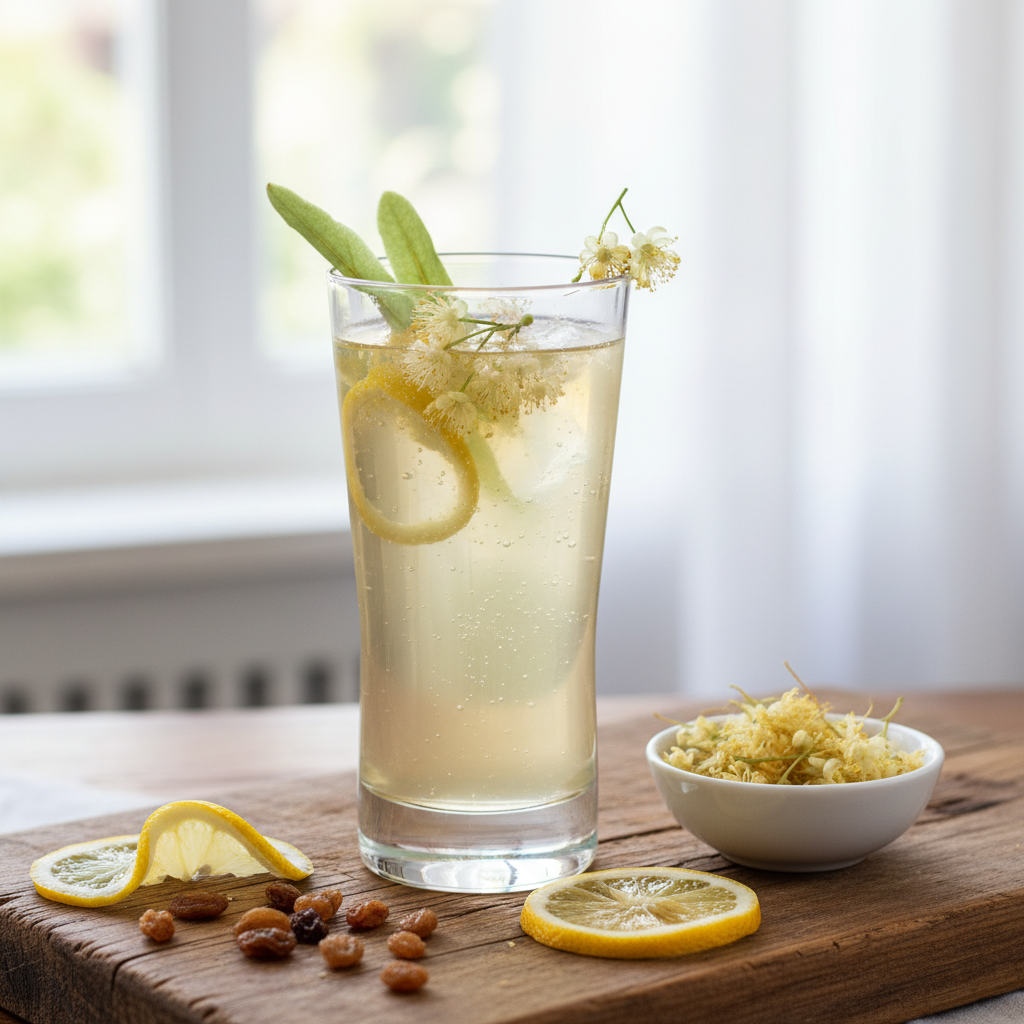 Limonade aux fleurs de tilleul