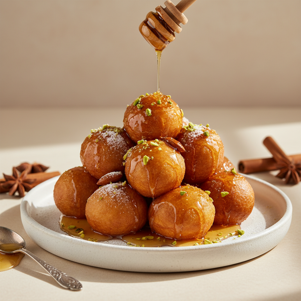 Loukoumades beignets grecs au miel