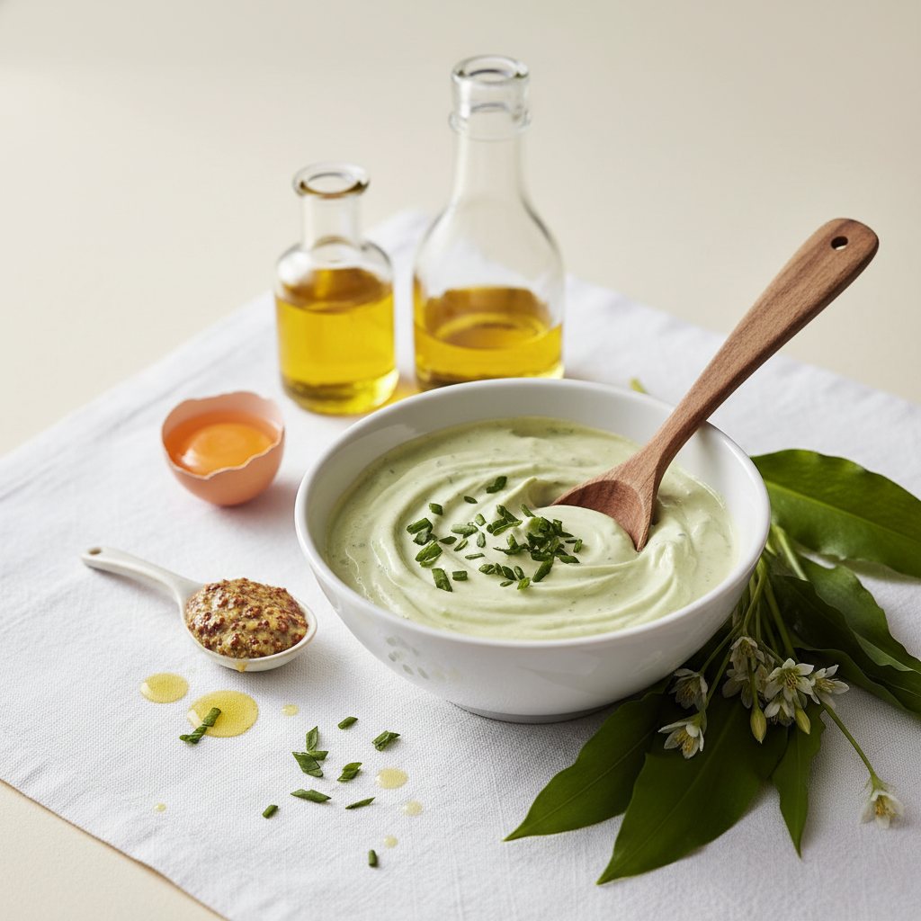 Mayonnaise à l'ail des ours