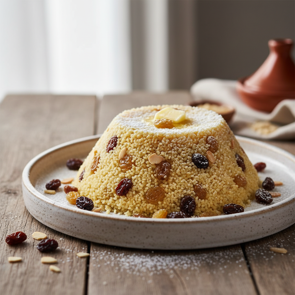 Mesfouf, couscous sucré