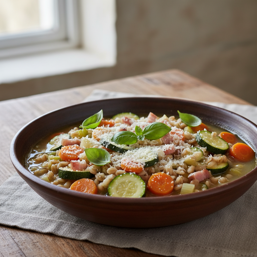 Minestrone à l'épeautre