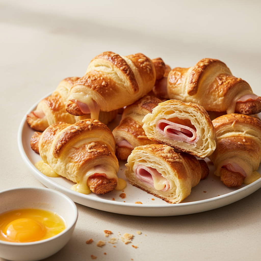 Mini-croissants au jambon Airfryer