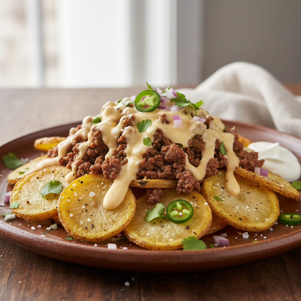 Nacho de pommes de terre
