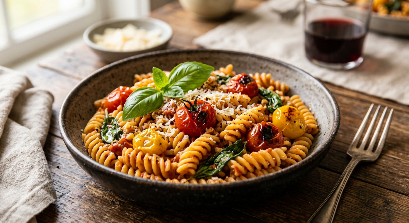 One pot pasta tomate