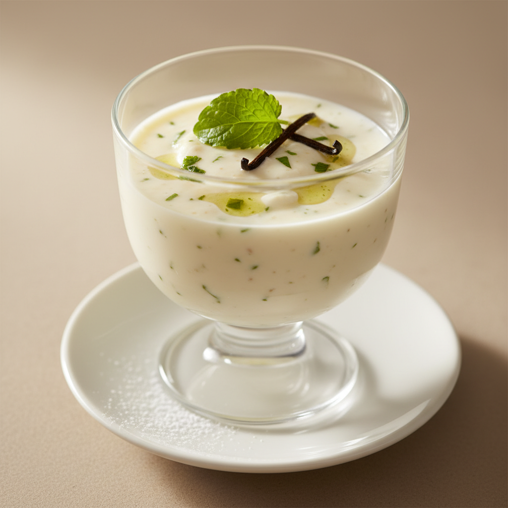 Panna cotta à la verveine