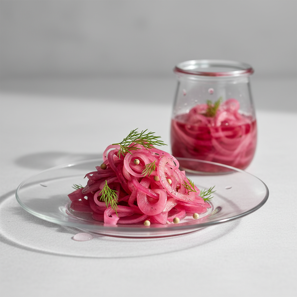 Pickles d'oignons rouges