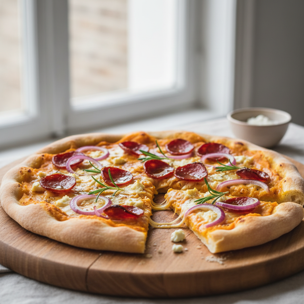 Pizza à la courge