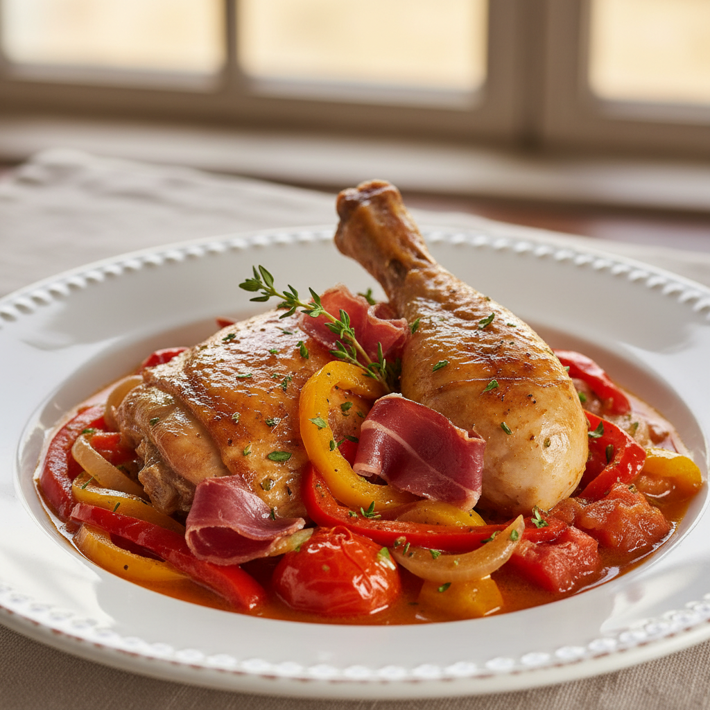 Poulet basquaise
