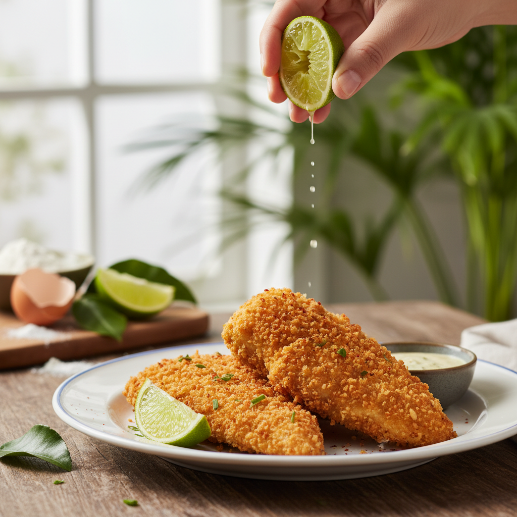 Poulet pané créole