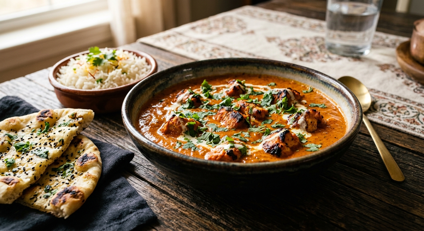 Poulet au beurre à l'indienne