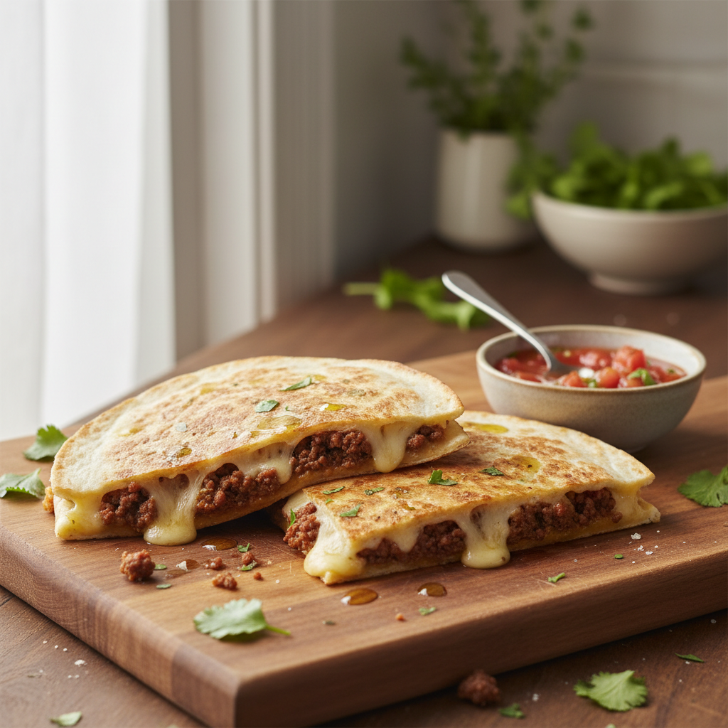 Quesadillas sur la plaque