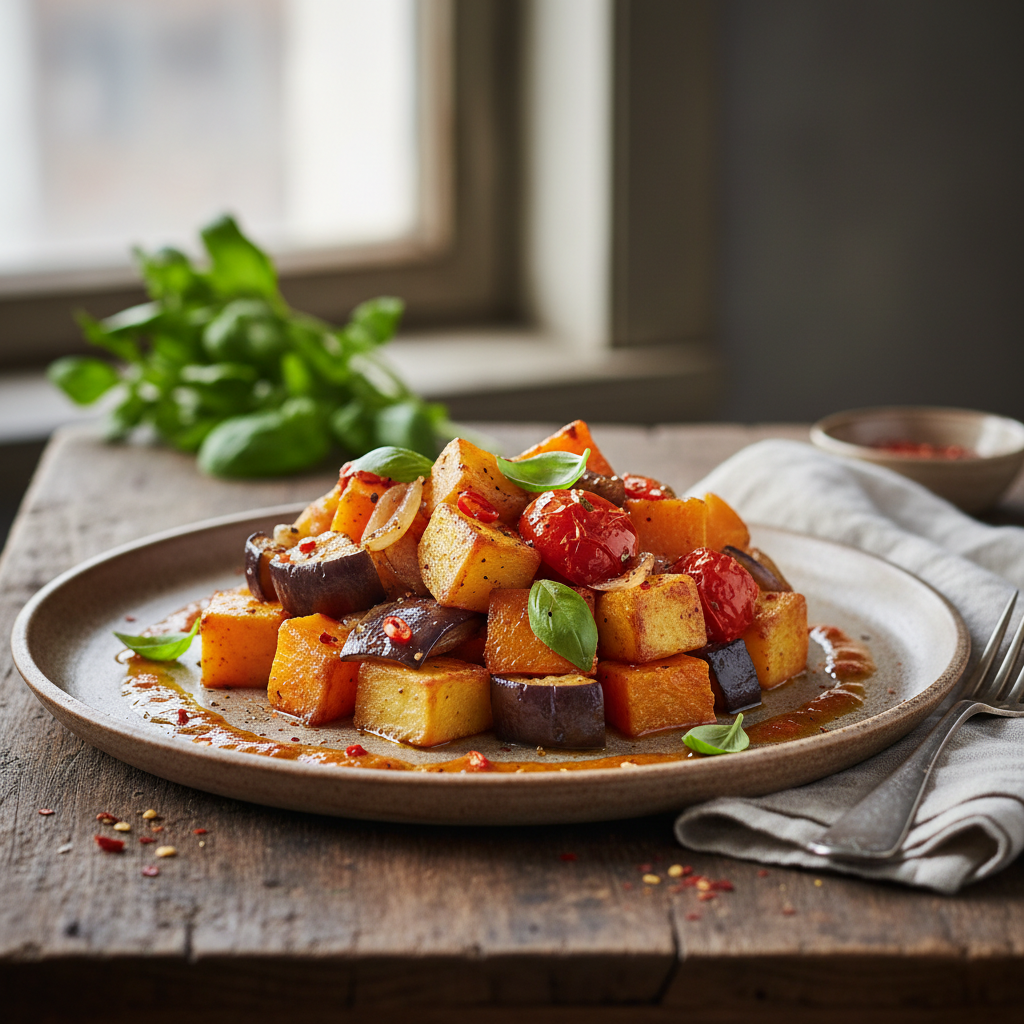 Ratatouille épicée à la courge