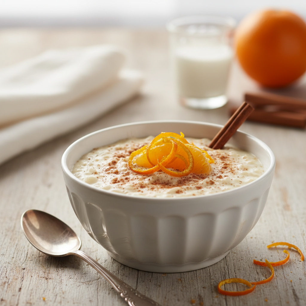 Riz au lait à l’orange