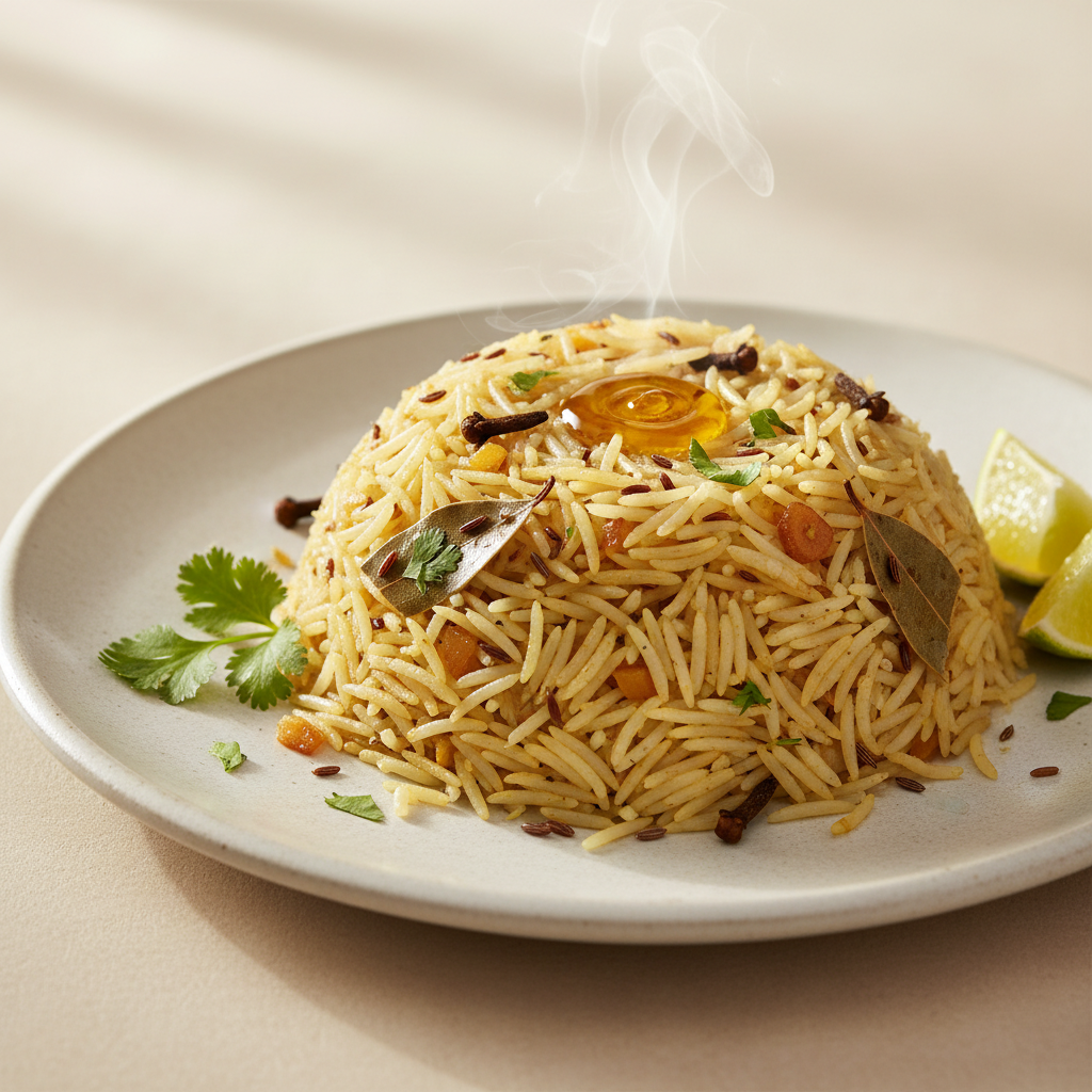 Riz basmati aux épices indiennes