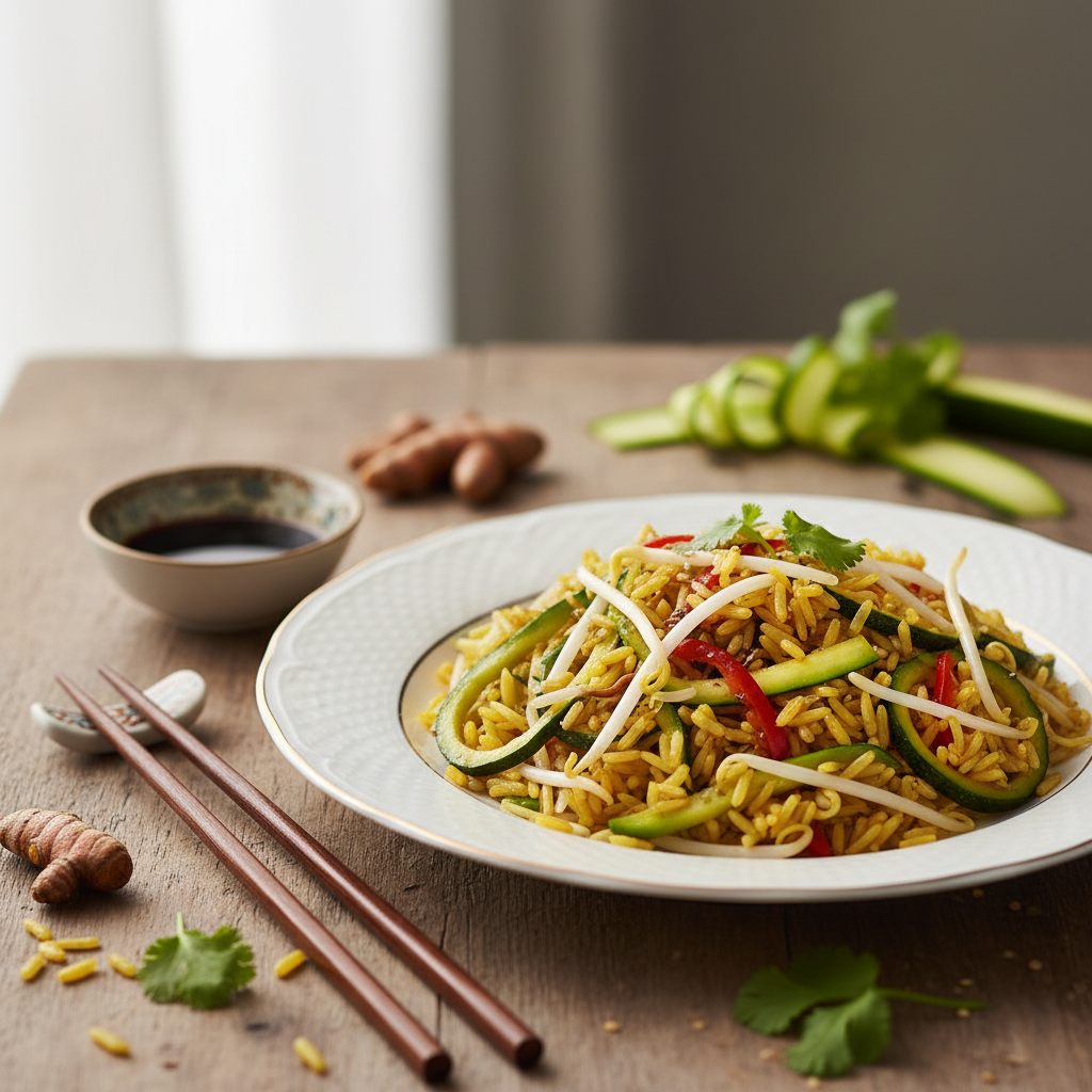 Riz chinois aux légumes