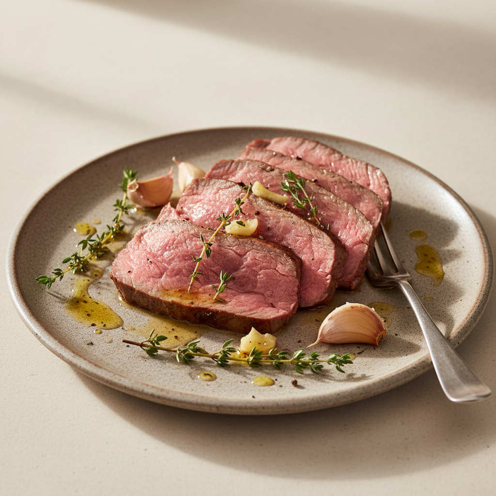 Rôti de veau basse température
