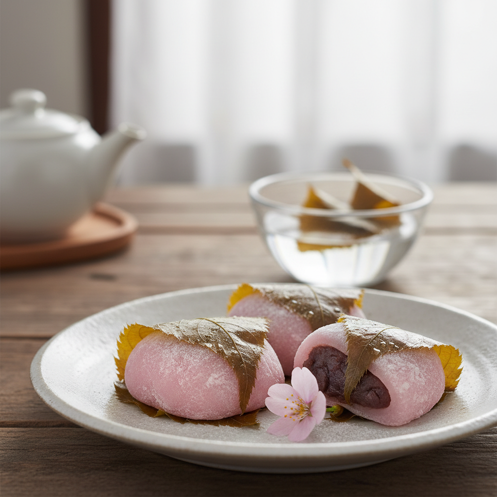 Sakura mochis du Kansai