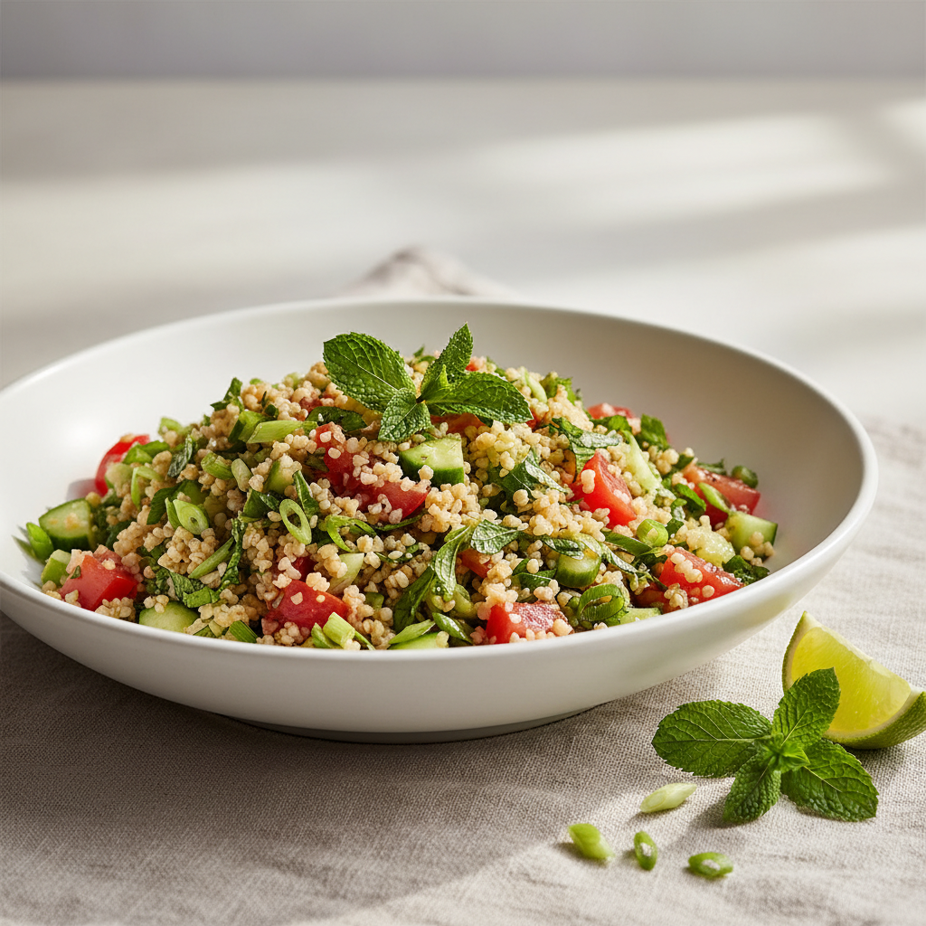 Salade de boulgour aux herbes fraîches