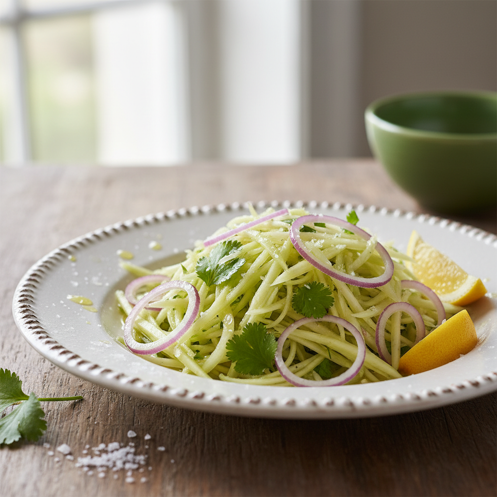 Salade de papaye verte