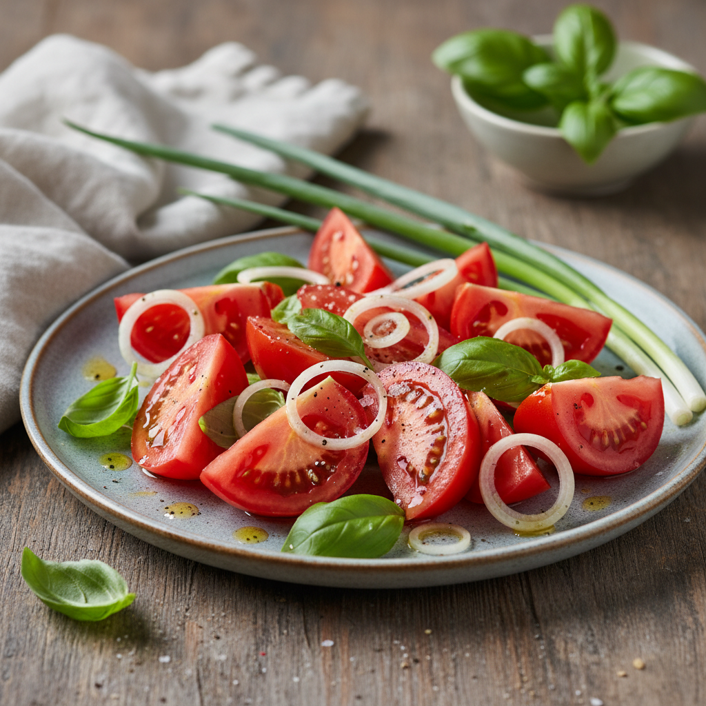 Salade de tomates ménagères